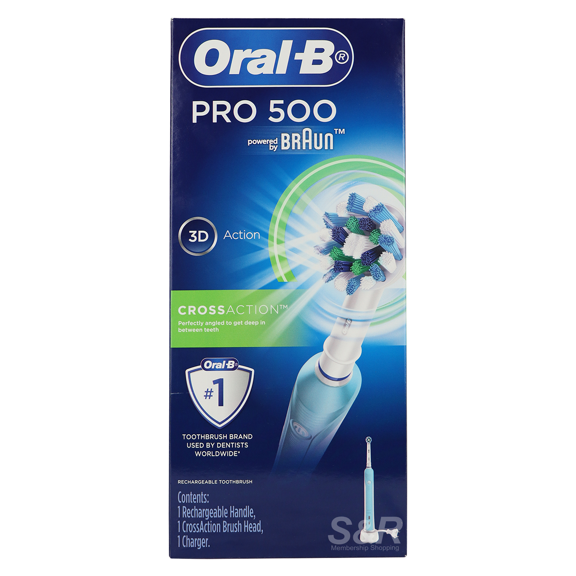 Oral-B Pro 500 3D Action Powered By Braun Oral-B Pro 500 3D Action Powered By Braun